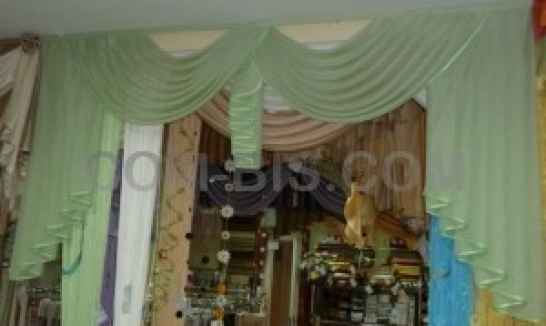 Ламбрекен из кристаллона 2.0 м, арт 2876