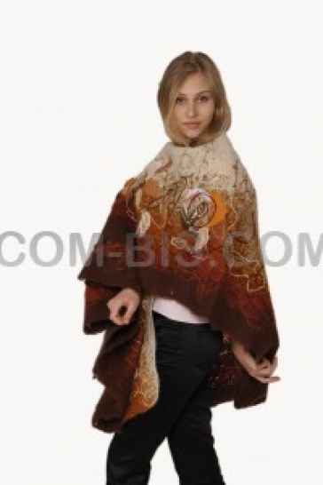 пончо - накидка ручной работы 