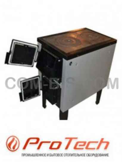 Котел твердотопливный с плитой ProTech ТТП 18c Lux ПБ (Тайга)