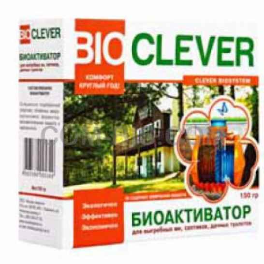 Средство очистки септиков и выгребных ям Биоактиватор Bioclever
