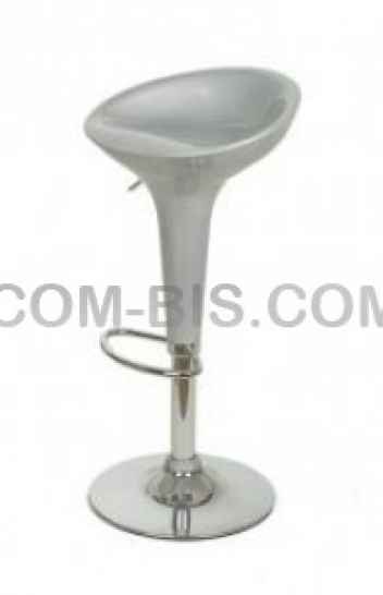 Стул барный модель QS-D18, серебро