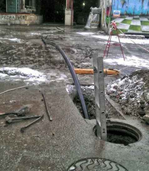 Санация трубопровода