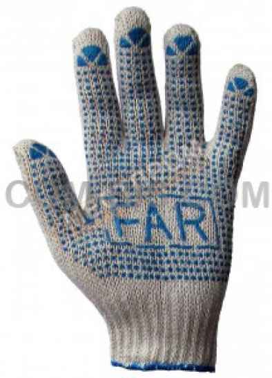 Перчатки рабочие RAX с ПВХ с точкой 600 грамм, арт. 12