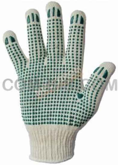 Перчатки рабочие с ПВХ точкой, арт. 49