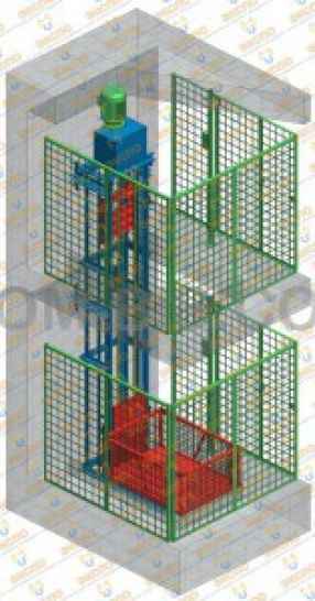 Мачтовый (консольный) грузовой подъемник 03 