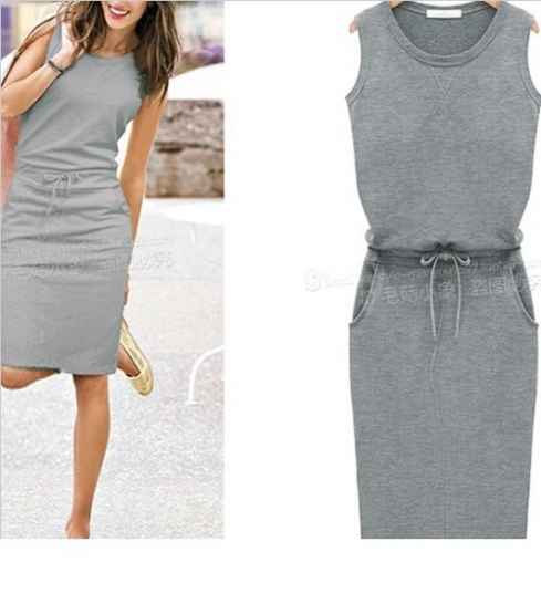 Платье со шнурком