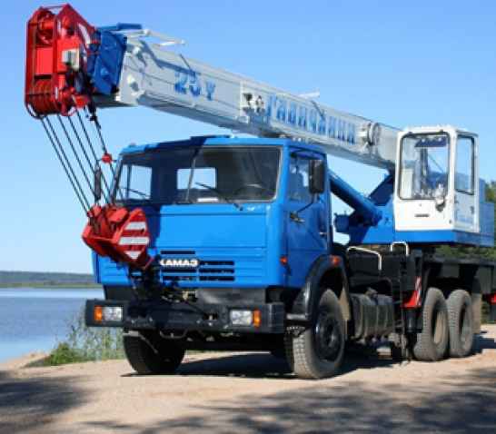 Аренда автомобильного крана 25t