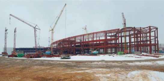 Монтаж строительных металлоконструкций промышленного назначения