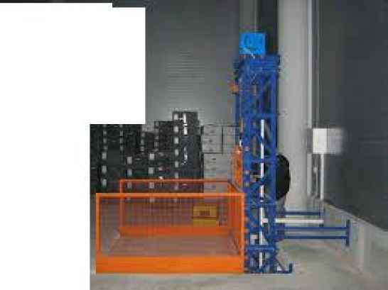 Мачтовый грузовой подъемник, 