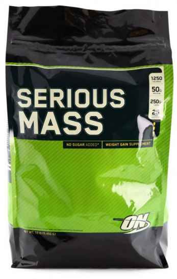 Гейнер Serious Mass (No Sugar Added) 5420 грамм