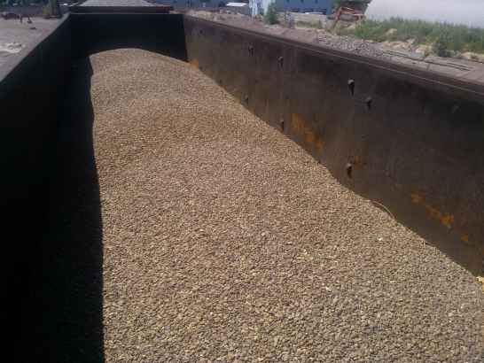 галька речная, гравий