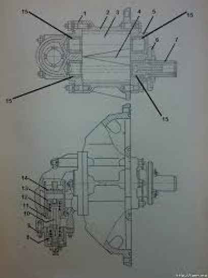 Насос масляный МШ40