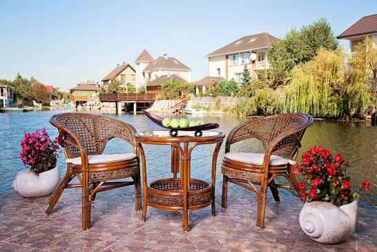 Комплект для террасы из натурального ротанга 02\15-Р