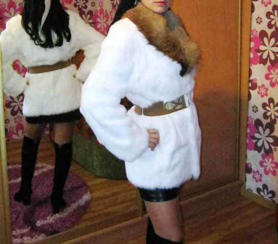 Шуба кролик-лиса