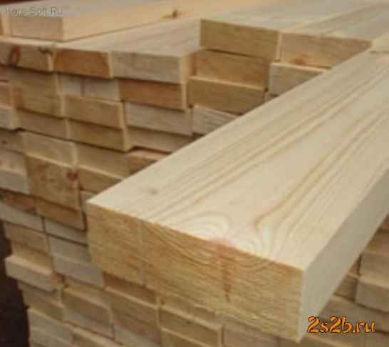 Доска обрезная,нестроганная, хвоя