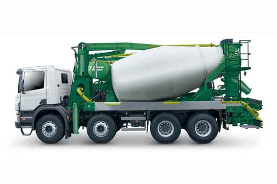 Автобетононасосы со смесителем, 