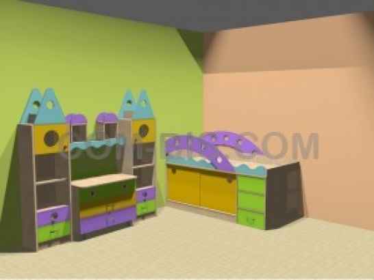 Детская комната Городок