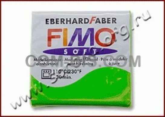 Fimo Soft Polymer Clay Apple Green, цв.№50
