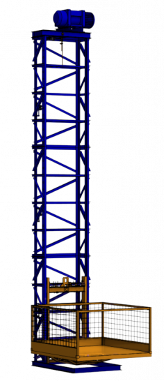 Вертикальный грузовой подъемник, 