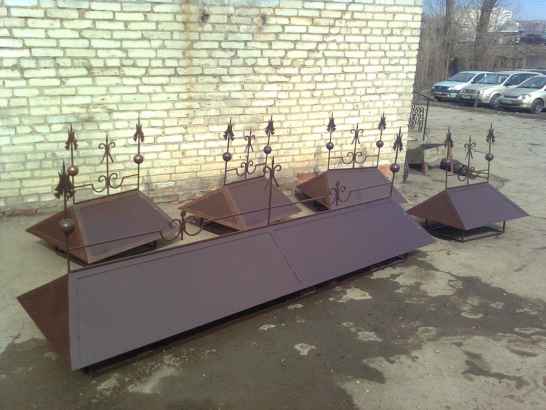 Зонт на трубу кованый 