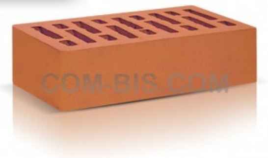 Кирпич облицовочный керамический красный одинарный М-125