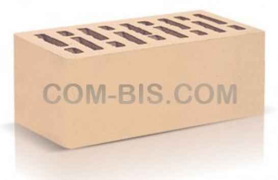 Кирпич облицовочный керамический слоновая кость полуторный М-150