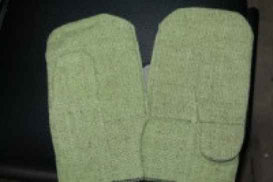 Рукавицы брезентовые с двойным наладонником с огнестойкой пропиткой