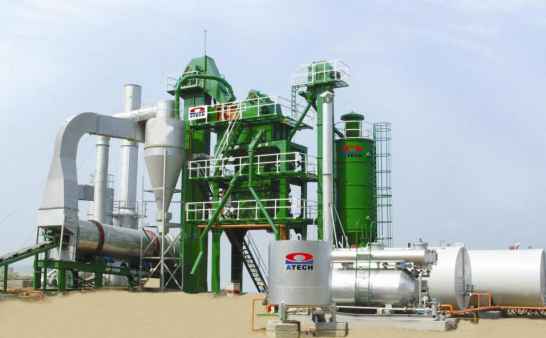 Асфальтовый завод Южно Корейской марки ATECH GMP CO., LTD модель ATAP-LB1300