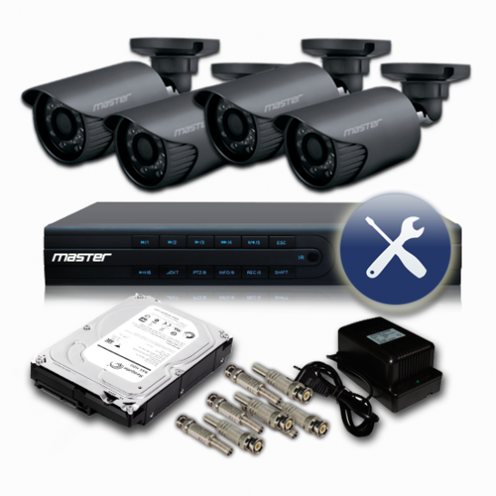 Установка систем видеонаблюдения