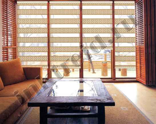 Рулонные шторы-зебра