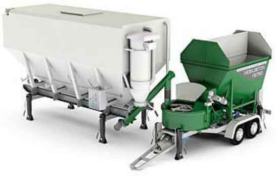 Силос цемента мобильной конструкции