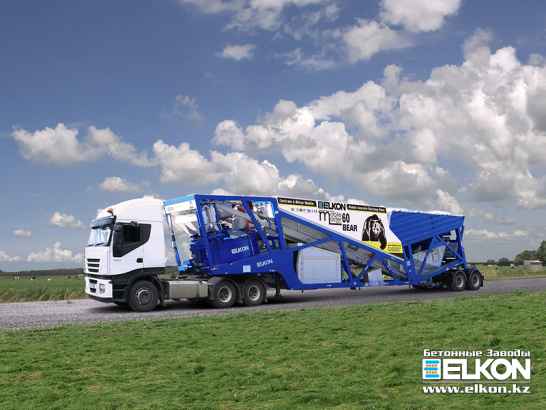 Мобильный бетонный завод БСУ MOBILE MASTER-30