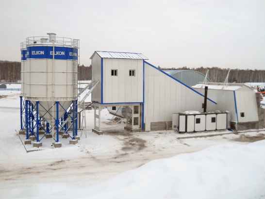 Бетонный завод стационарный