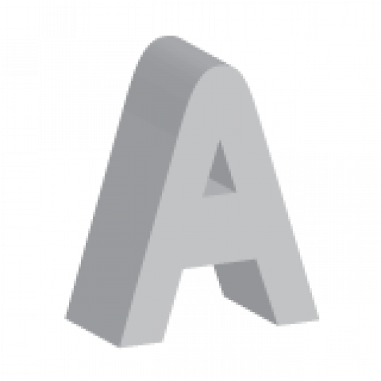 Пластиковые объемные буквы 