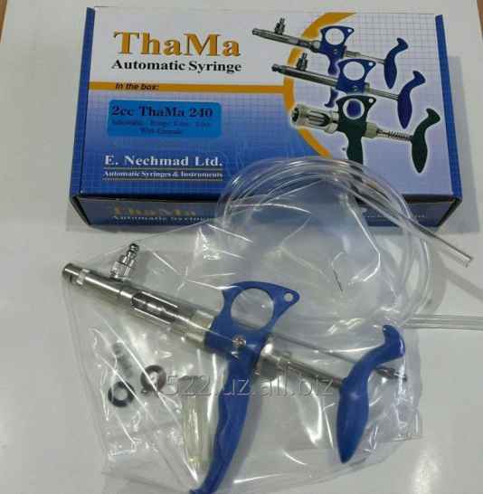 Автоматический ветеринарный шприц многоразовый ThaMa 240 2cc