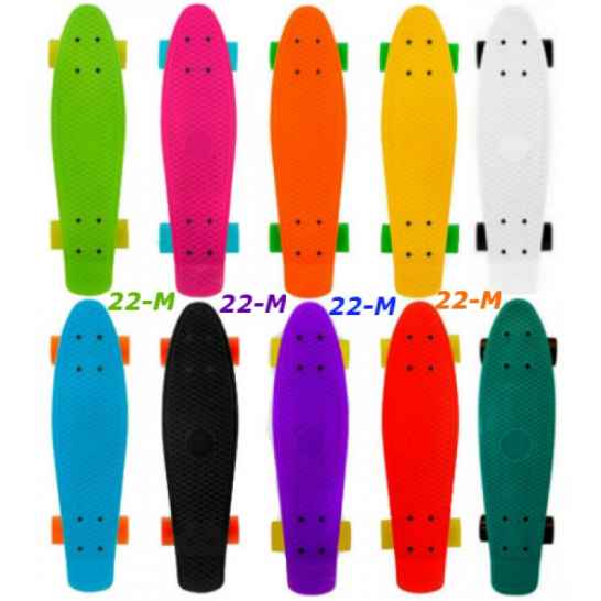 Скейт 22-M penny skate board cruiser fish пенни лонгборд 56 см