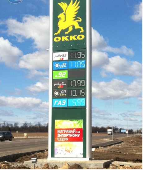 Изготовление стелл для АЗС