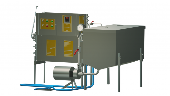 Пастеризатор молока проточный на 500 л УЗМ-0,5