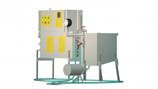 Пастеризатор молока проточный на 100 л УЗМ-0,1