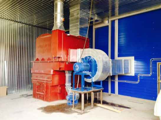 Сушильная камера СКД - 100 с теплогенератором УВН - 400М для пиломатериалов