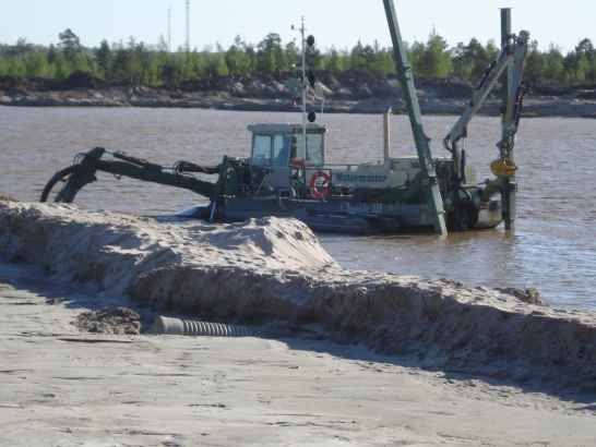 Земснаряд в аренду. Watermaster Classic 3. Гидротехнические работы.