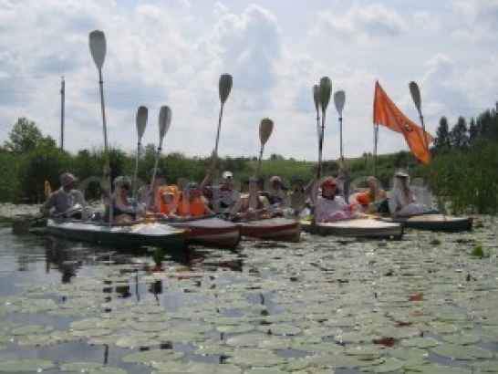 Водный поход на байдарках