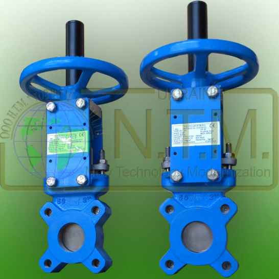 Задвижка шиберная со штурвалом Ду50 EPDM