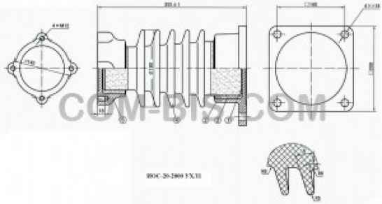 Изолятор опорно-стержневой ИОС-20-2000 УХЛ1