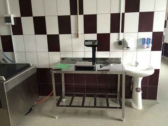 Стол технологический для взвешивания