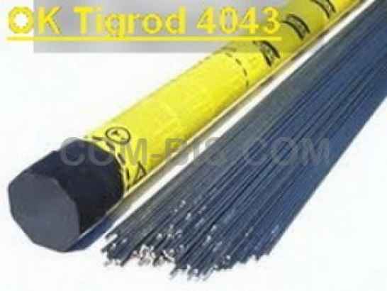 Пруток наплавочный для сварки алюминия OK Tigrod 4043 д.2,4мм