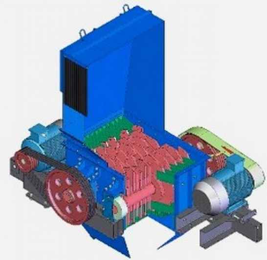 Дробилка, измельчитель роторно дисковый РДИ 2/350