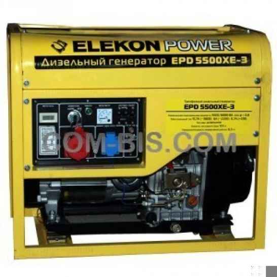 Дизельный генератор ELEKON EPD 5500XE-3