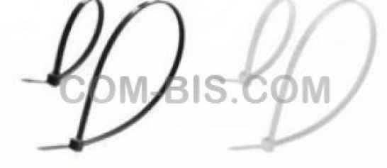 Стяжки кабельные нейлоновые HT-4.8/200 (W-B)