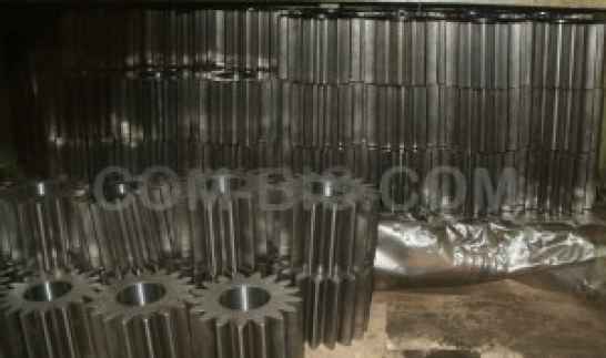 Шестерни тяговых электродвигателей локомотивов прямозубые